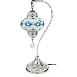 sudiluxe I Tischlampe, Stehlampe, Mosaiklampe, Tiffanystil, Orientalisch, Tiffany Lampe