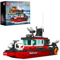 Mould King Feuerlöschboot, 315 Teile