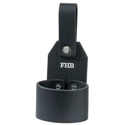 Hammerschlaufe KILIAN, Rindleder, schwarz - schwarz