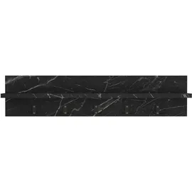 [en.casa] Wandgarderobe Hammarö 80 x 18 x 13 cm Schwarz