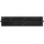 [en.casa] Wandgarderobe Hammarö 80 x 18 x 13 cm Schwarz