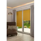 K-HOME Thermorollo Verdunklungsrollo Klemmfix 85 x 200 cm Gelb