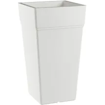 Teraplast ECKIGER WEIß BLUMENTOPF 38X38 CM H 80 MOD. STALK