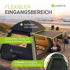 Juskys EasyFlow M Dunkelgrau/Khaki