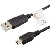 caseroxx USB-Kabel, Datenkabel für Ravensburger TipToi, USB-Kabel als Ladekabel oder zur Datenübertragung in schwarz