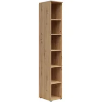 mömax Bücherregal 30 x 195 x 40 cm Eiche