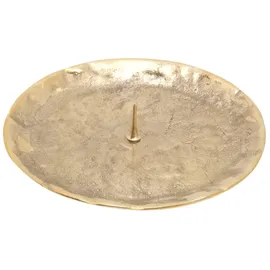 Nklaus Kerzenteller Ø9 cm Messing gold