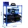 Proregal Schwerlastregal Small Metal Shark HxBxT 100 x 100 x 40 cm Fachlast 180 kg Blau-Verzinkt