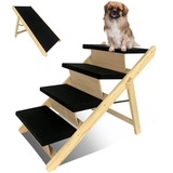 ACXIN 2 in1 Haustiertreppe Hunderampe Hundetreppe Auto Klappbar Rampe Hund Hundetreppe für Bett Sofa Auto Kleine Hunde und Große Hunde