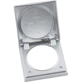 Berker Abdeckrahmen mit Klappdeckel flach