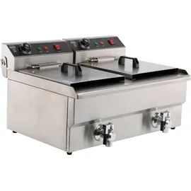CombiSteel Elektro Tischfriteuse 2X8 L