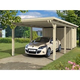 SKANHOLZ Skan Holz Carport Emsland 354 x 846 cm mit Abstellraum