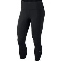 Nike Damen Lauftights "Epic Lux", Größe XS in Schwarz BLACK/REFLECTIVE SILV