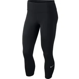 Nike Damen Lauftights "Epic Lux", Größe XS in Schwarz BLACK/REFLECTIVE SILV
