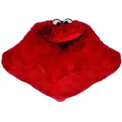 LIVING PUPPETS W238-5 Wunschtraumkuschelmuschelkissen Kissen rot