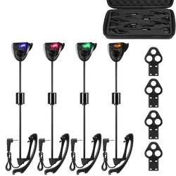 Lixada Angel-Swinger-Set, Karpfenangeln, Bissanzeiger, Swinger, digitaler Angelalarm, LED-Biss JY-SW-15BW