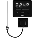Kermi Elektro-Set „WWS“, 1200 Watt, Heizung, schwarz