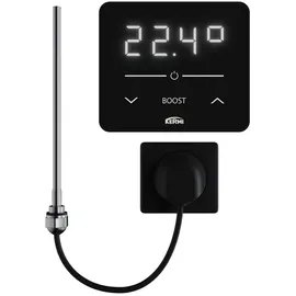 Kermi Elektro-Set „WWS“, 1200 Watt, Heizung, schwarz