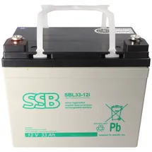 SSB Battery SBL 33-12i 12V 33Ah 1 St.
