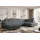 altdecor Ecksofa COMA U Cord 3-Sitzer Dunkelgrau