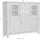 GUTMANN FACTORY Vitrine Tunis 160 x 45 x 140 cm Beige
