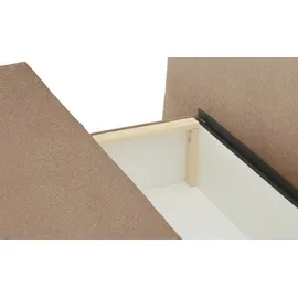 Smart Schlafcouch Mikrofaser 3-Sitzer Beige