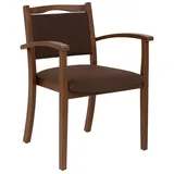 erides Armlehnstuhl Polyester braun