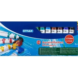 Stylex Aquarellfarbe 12 St. 12 ml Mehrfarbig