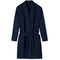 SCHIESSER Bademantel Waffelpique Blau S