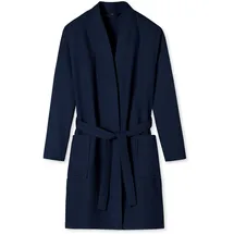 SCHIESSER Bademantel Waffelpique Blau S