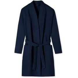 SCHIESSER Bademantel Waffelpique Blau S