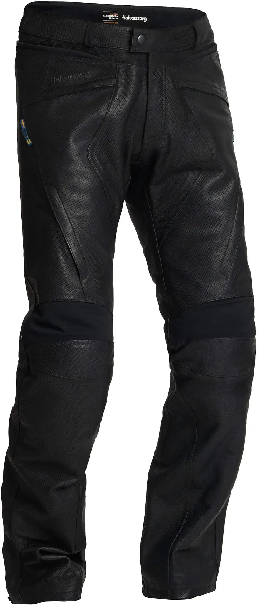 Halvarssons Lederhose Lysen Schwarz - 54