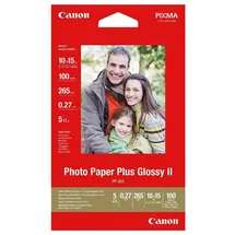 Canon Glossy II 265 g/m2, 102 x 152 mm, 100 Blatt weiß