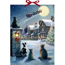 Coppenrath Verlag Wand-Adventskalender Katzen-Weihnacht