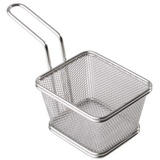 APS 40620 Miniature frying basket made of stainless steel, stainless steel, 10 x 8.5 cm