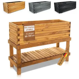 BooGardi Hochbeet 184 x 46 x 94 cm Braun
