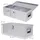 Homcom Werkzeugbox 76 x 33 x 25 cm 1-tlg. silber