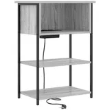vidaXL Nachttisch Grau Sonoma 55 x 31 x 76 cm Holzwerkstoff Vidaxl