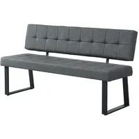 B&D home B&D home® Sitzbank, Schwarz, Textil, 4-Sitzer, 160x86x56