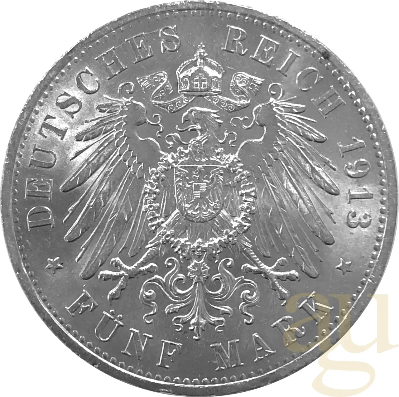 5 Mark Silbermünze Kaiserreich - regelbesteuert