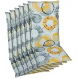 GO-DE Hochlehner Auflage 120 x 50 x 6 cm beige 6-tlg.