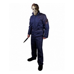 Trick or Treat Kostüm Halloween Kills Michael Myers, Lizenzierter Overall zum aktuellen Halloween-Film von 2021 blau