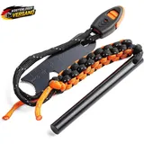 Feuerstahl Mit, Feuerstein Outdoor Survival Werkzeug Set, 10Cm Lang 10000 Schläg