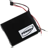 Powery Akku für GPS-Radcomputer Garmin Edge 520,