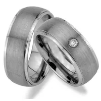 Trauringe123 Trauring Hochzeitsringe Verlobungsringe Trauringe Eheringe Partnerringe WOLFRAM TRAURINGE MIT STEIN RINGE, JW17 56