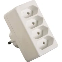 as - Schwabe as Schwabe 48411 Steckdosen-Verteiler Weiß