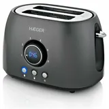 Haeger Future Toaster TO-08D.012A Schwarz 800 W