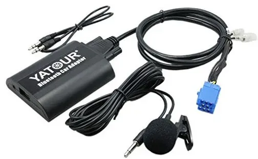 Bluetooth/Aux-Schnittstelle für CITROEN C3, C5, C8, PICASSO, XSARA / PEUGEOT 106, 206, 207, 307, 406, 407, 607, 806, 807 – mit 8