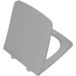 VitrA Metropole WC Sitz Slim Wrap, Badkeramik, steingrau matt