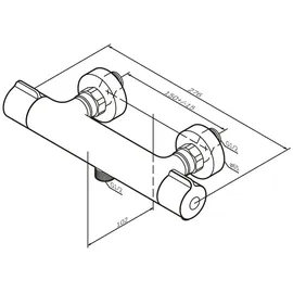 AM.PM Duschthermostat für 1 Verbraucher Chrom